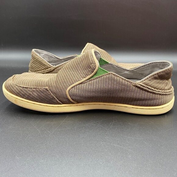 Olukai Nohea Mesh Slip On Tan Sneakers Men's Size 8.5 - Picture 8 of 10